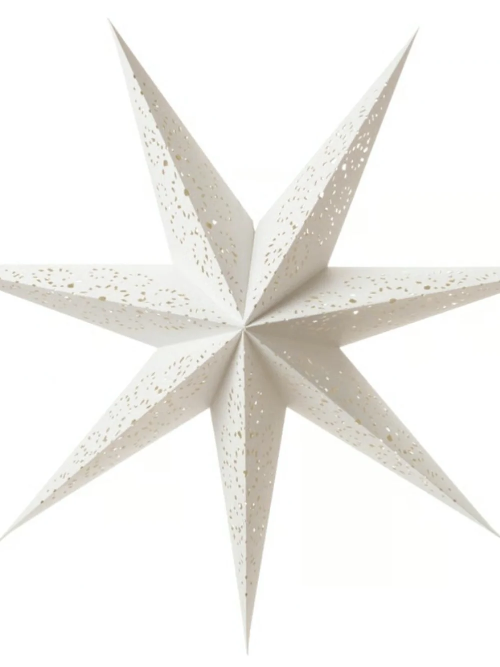 NIB Paper Star Shade Pendant Light - Christmas Decor Holiday Decorative Star 35